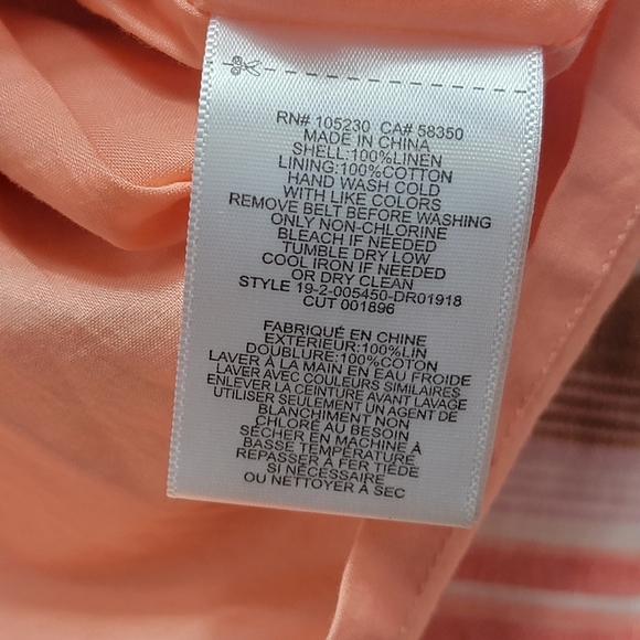 NWT Joie Khari Linen Island Sunset Dress - Picture 8 of 12